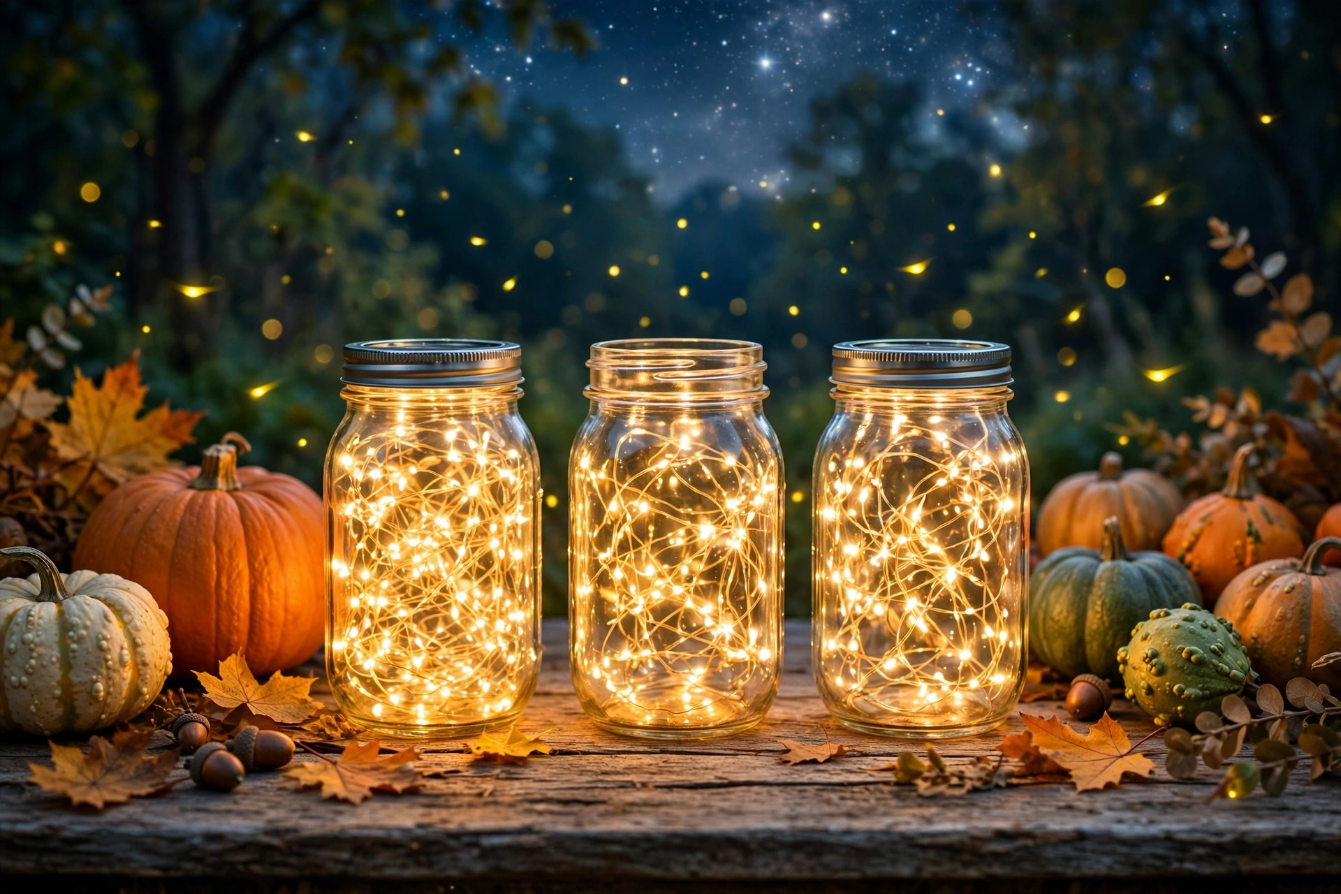 Spooky jar decor idea 5