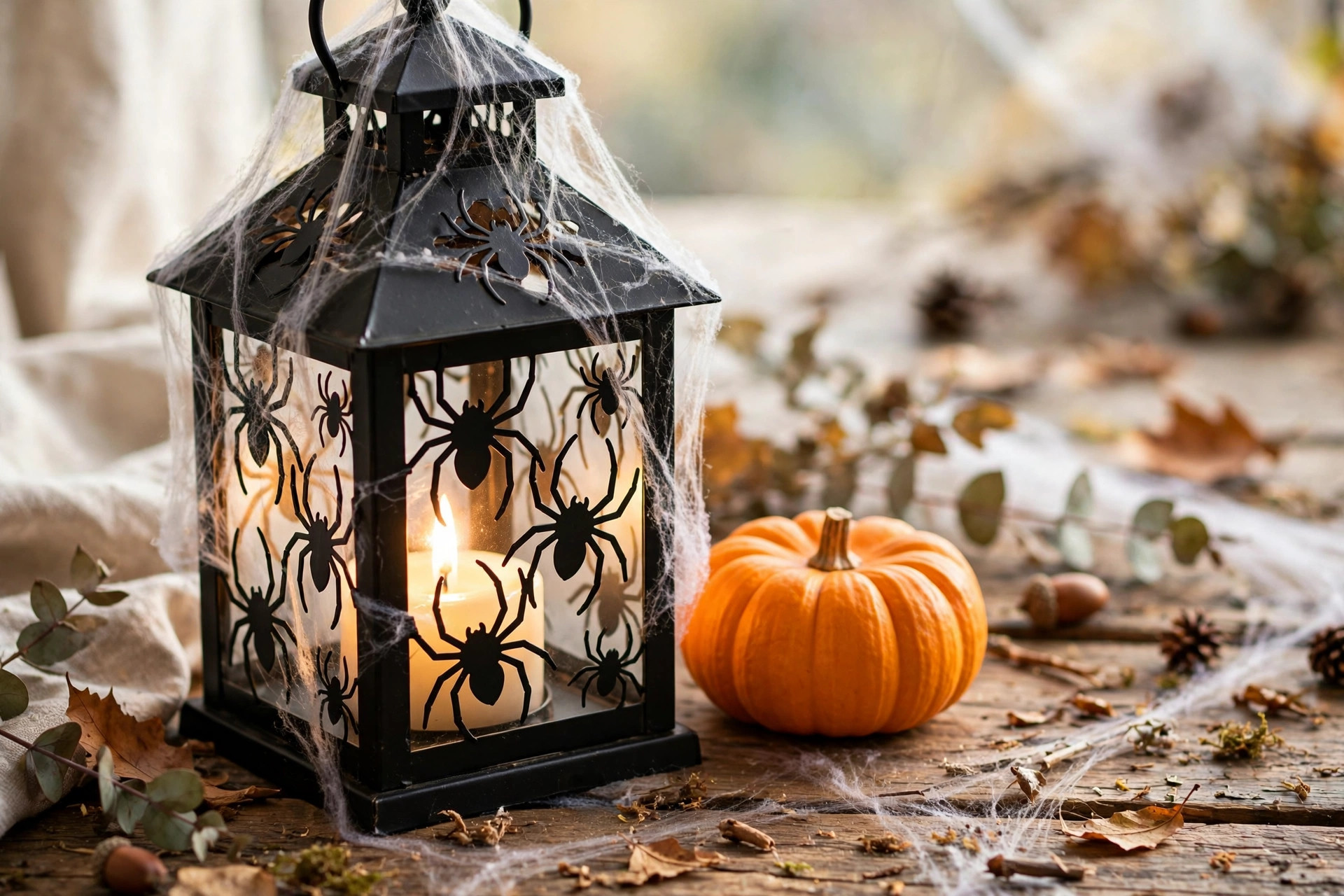 Spooky jar decor idea 6