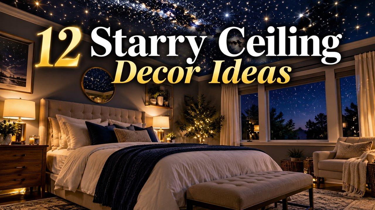 12 starry ceiling decor ideas for a magical night sky at home