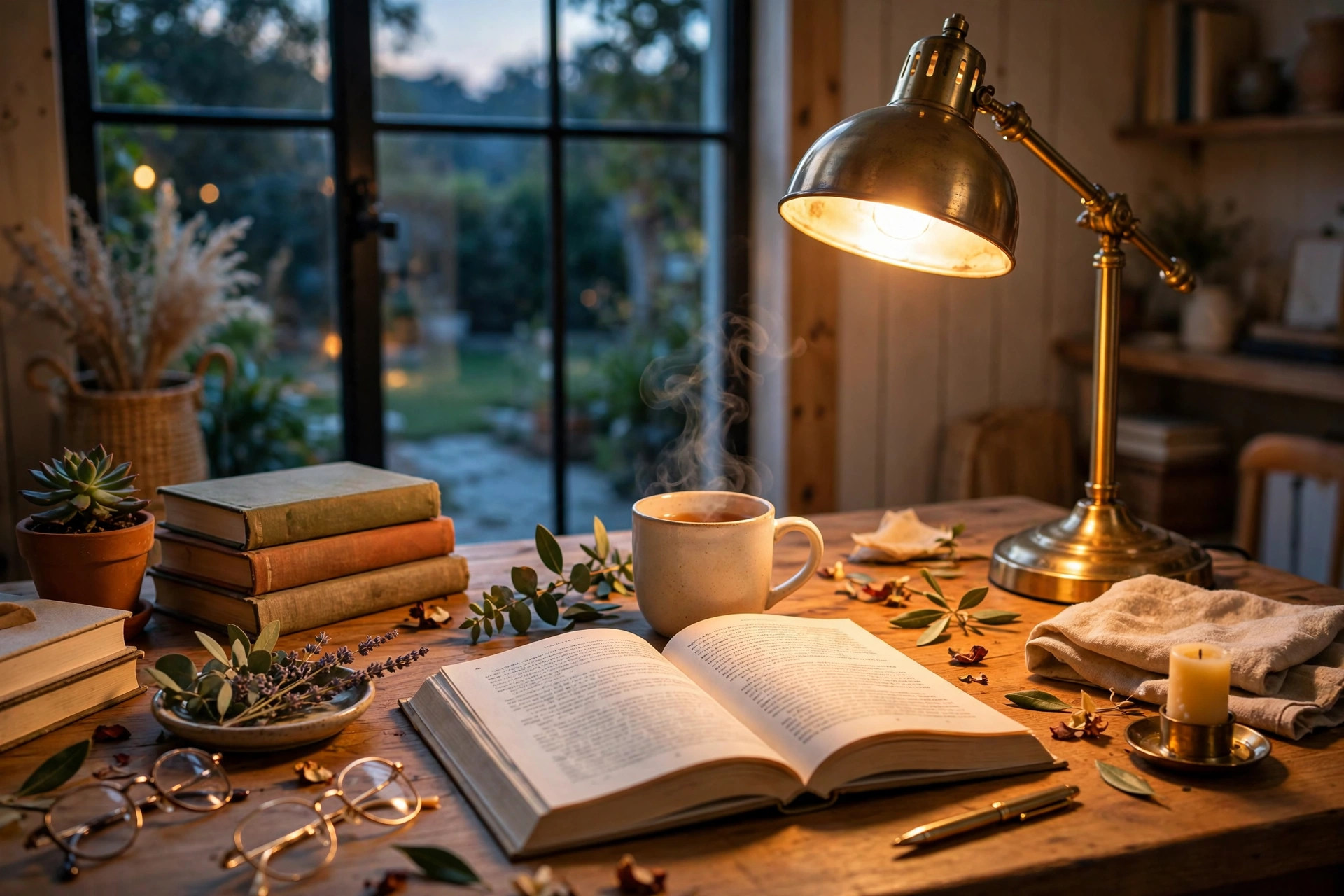 Study desk decor idea 9