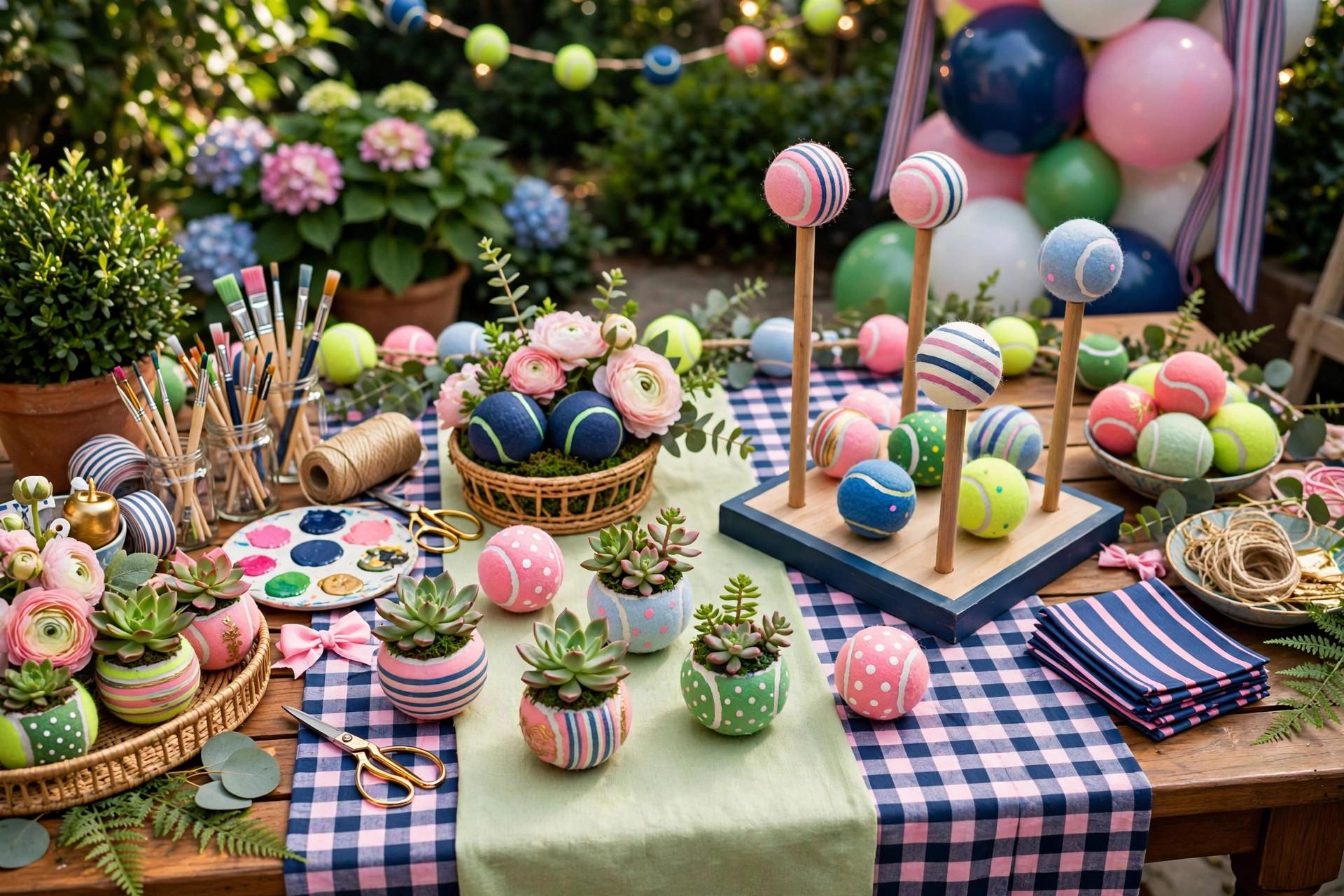 Stylish Tennis Party Guide idea 3