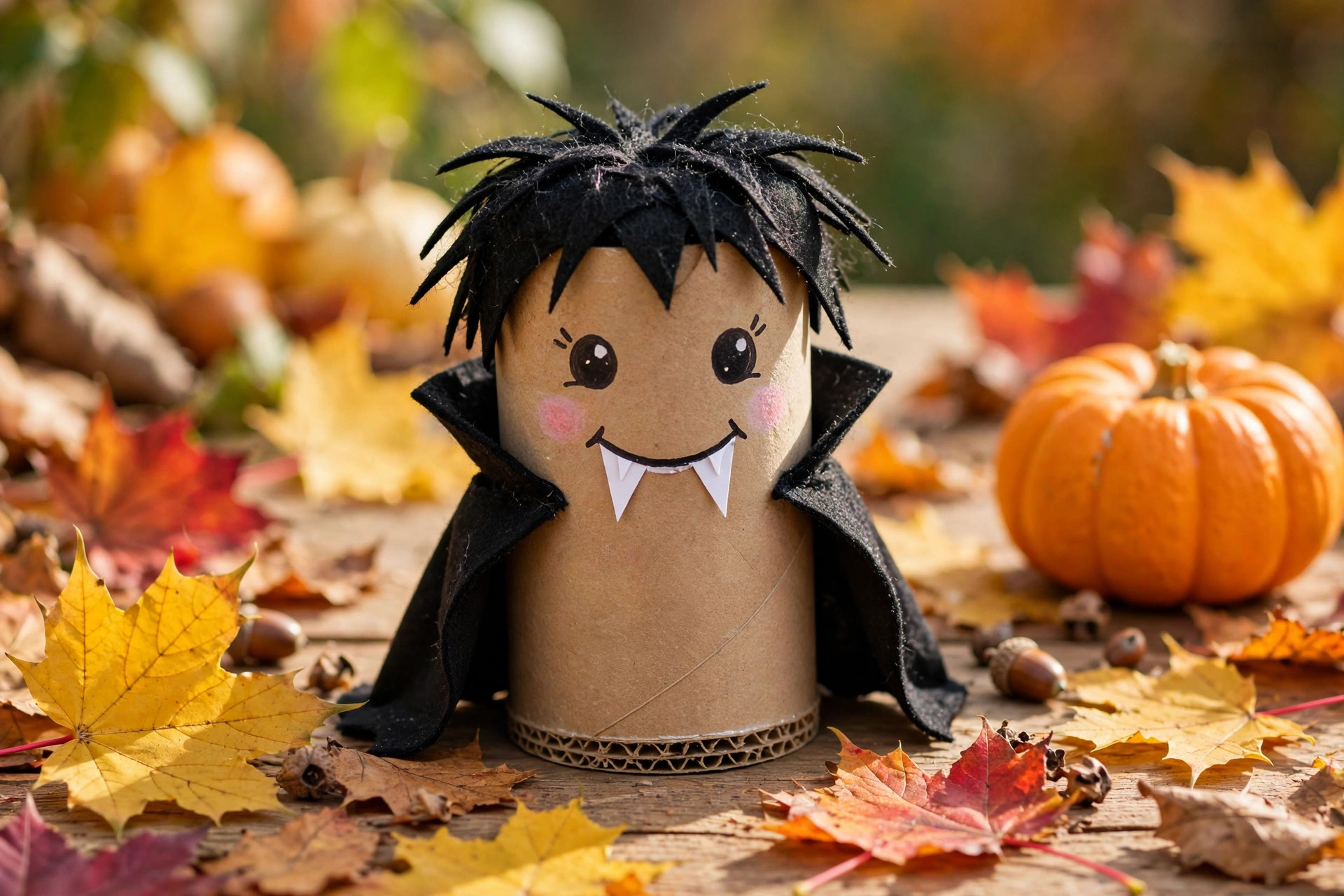 Toilet paper Halloween craft idea 2